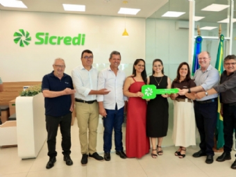 Sicredi Vale do Piquiri Abcd PR/SP reinaugura ag�ncia em Iguatu (PR)