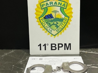 Homem  preso em Juranda com mandado judicial em aberto