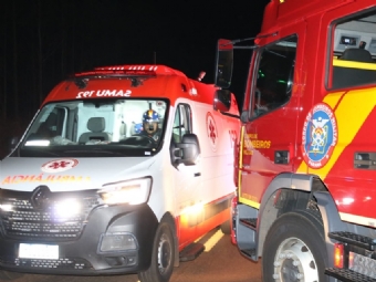 Motorista morre e trs ficam gravemente feridos em coliso frontal na PR-317