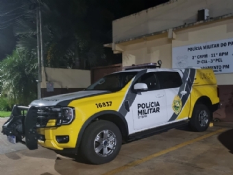 Suspeito de trfico  preso em Campina da Lagoa com drogas e celular comprovando entrega