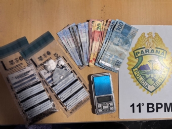 Tr�fico de drogas � desarticulado pela Pol�cia Militar em Ubirat�