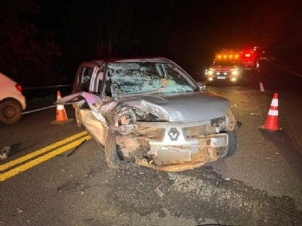 Coliso deixa dois mortos e cinco feridos na BR-277 em Guaraniau