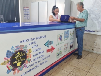 IPTU 2026 j� est� dispon�vel para pagamento em Campina da Lagoa; desconto � vista vai at� 10 de abril