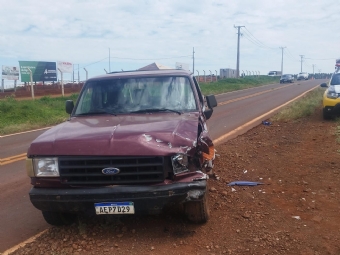 Motociclista morre aps coliso com caminhonete na PR-239, em Campina da Lagoa